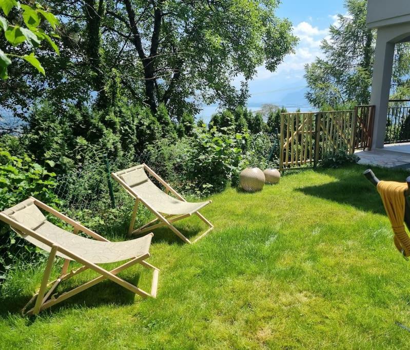 Le Toit De Chardonne - Entre Alpes Et Lac Leman Bagian luar foto